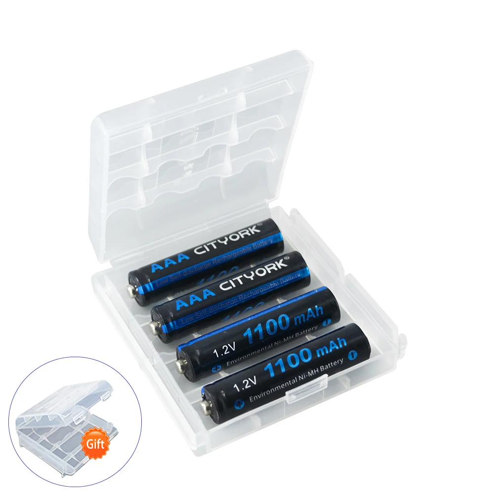 1100mAh AAA Rechargeable Battery 1.2V Ni-MH AAA Battery Rechargeable Batteries aaa Battey with 8-Slot LCD Quick Charger