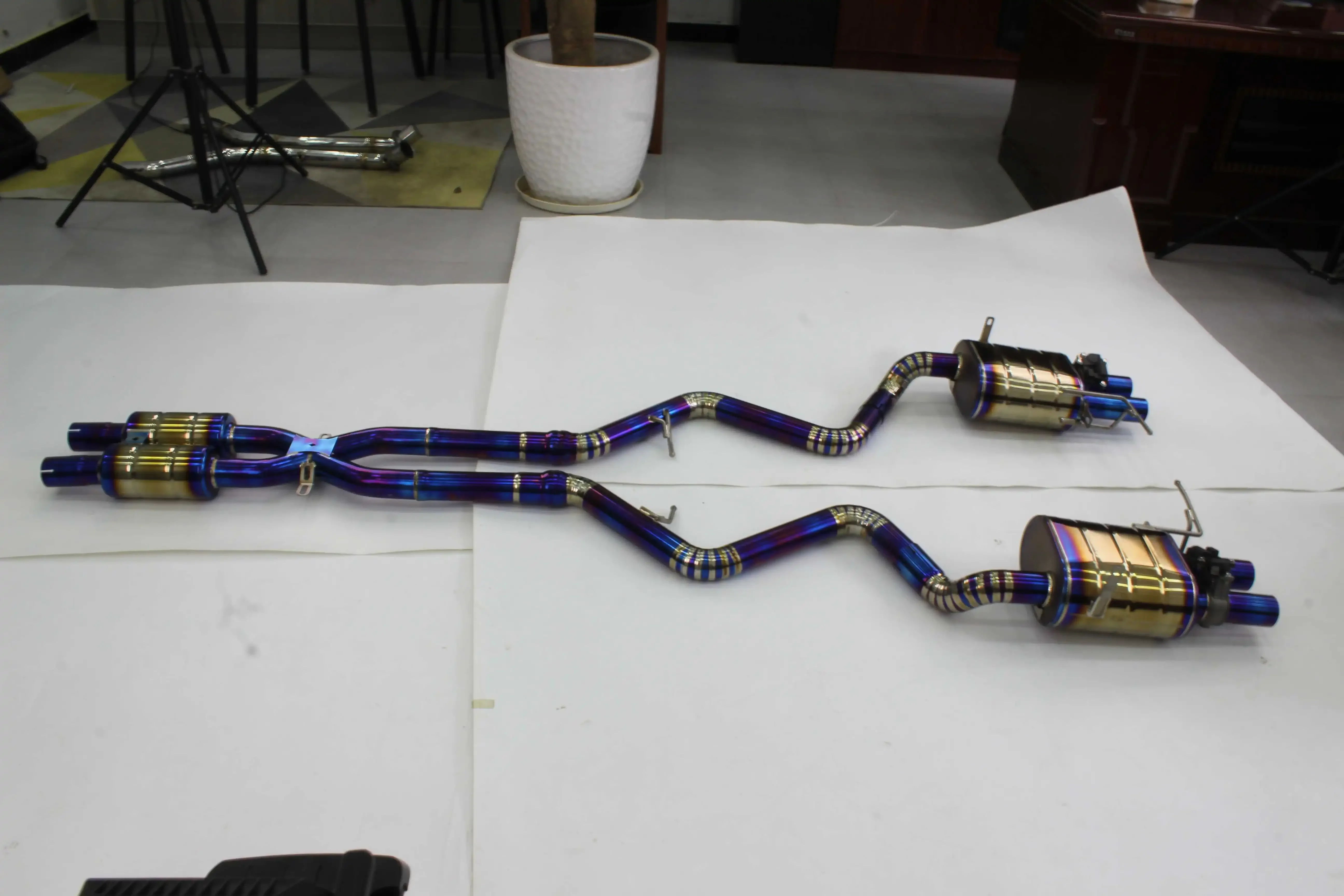 Custom Auto Uitlaatsysteem voor Bmw335/335i E90/E92/E93 4.0L Racewagen Uitlaatpijp Escape uitlaat Catback Uitlaat