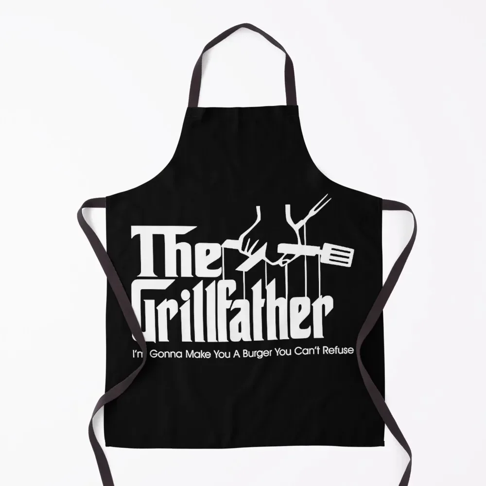 

The Grillfather Apron cooks clothes Things For Kitchen Barista Apron