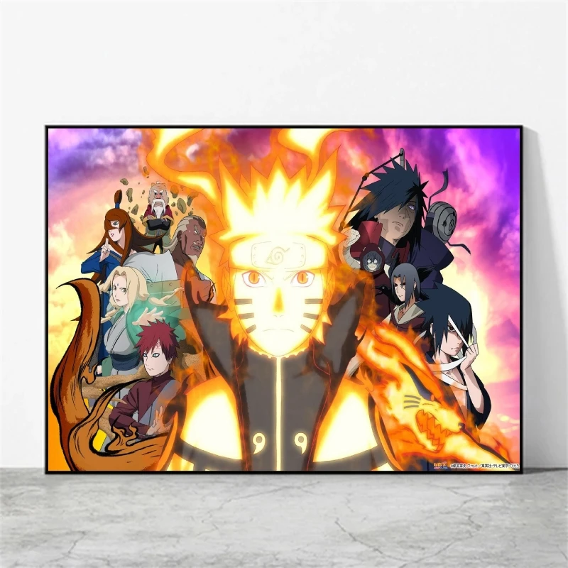 

Japanese Anime Canvas Paintings Naruto character Children's Bedroom Decor Poster Toys Picture Decor Gifts Wall Art Home