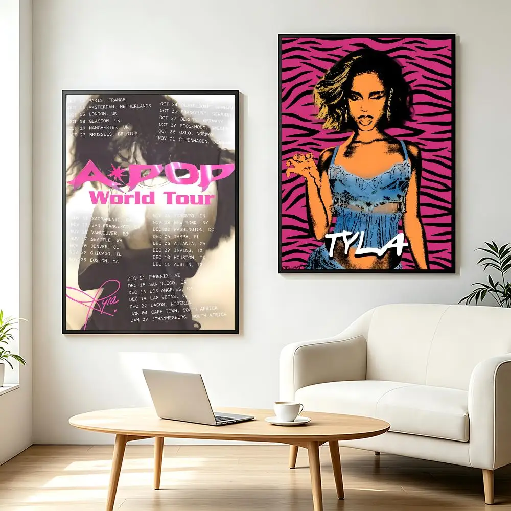 music Tyla Poster  Poster HD Printing Fresh and Nordic Home Decor Wall Art for the Living Rooms Hallways Gift Giving