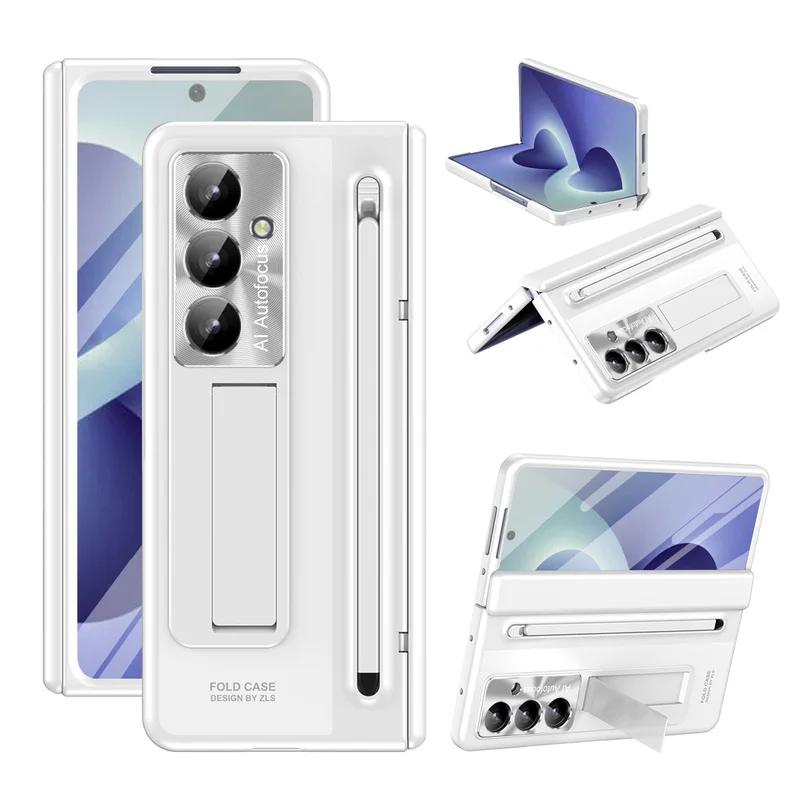 For Samsung Galaxy Z Fold 8Ultra 7 6 5 5G With Touch Pen Screen Glass Film 360 Full Protection Hinge Stand Fold Shockproof Cover