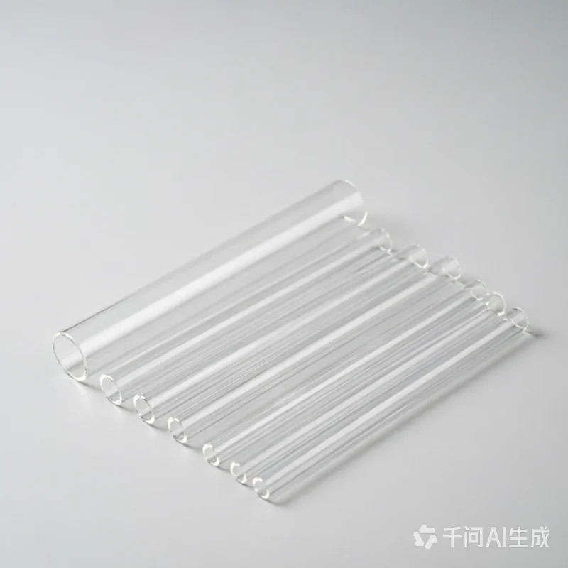 10pcs Fused Silica Capillary Tube, Single Bore Quartz Glass Tube OD 2mm-25mm, High Temperature Resistant for Lab Use