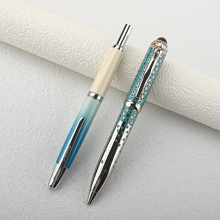 

JINHAO 10, перьевая ручка, выдвижное металлическое перо EF/F с зажимом, конвертер чернил для письма, школьные принадлежности, канцелярские принадлежности PK A1 A2