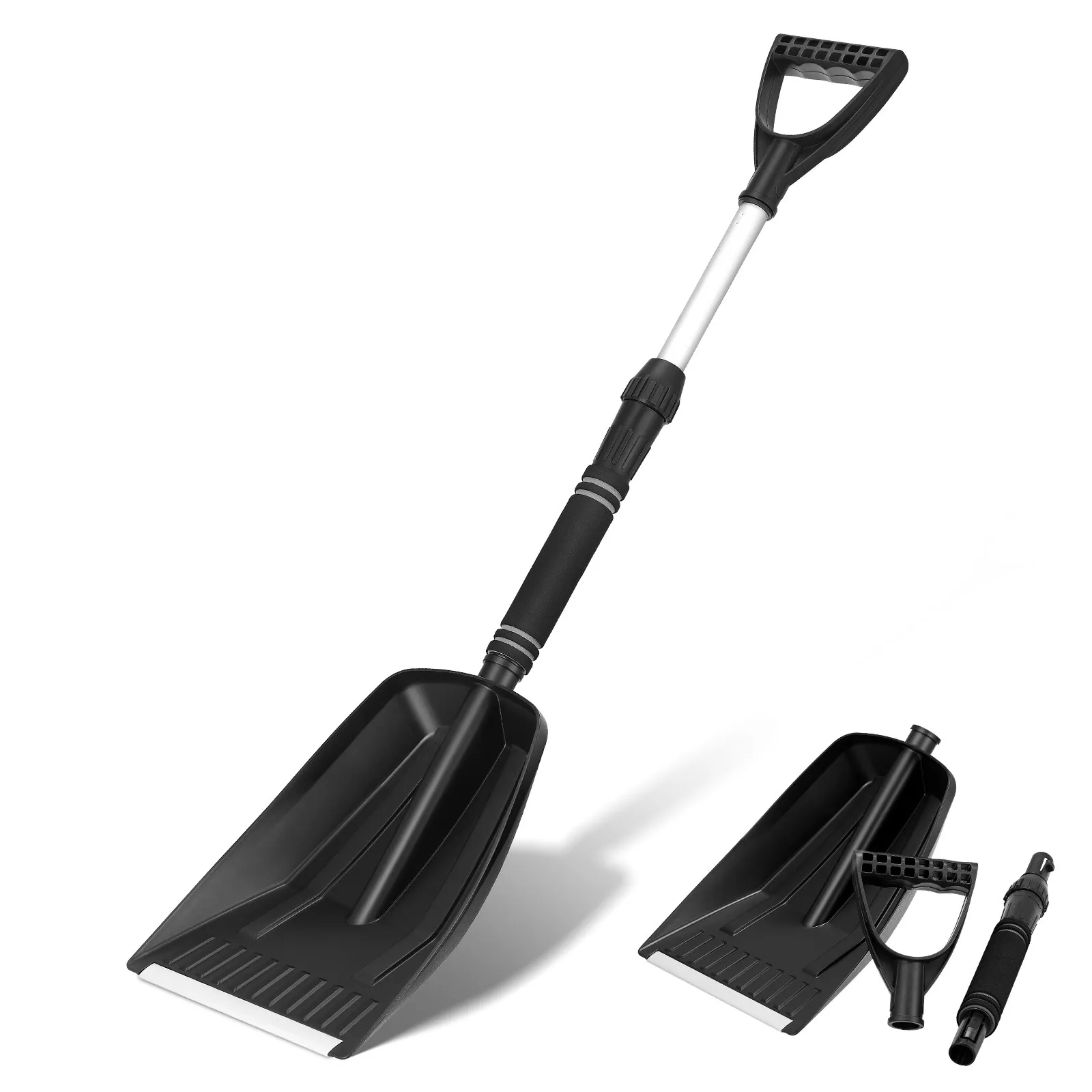Retractable Snow Shovel Professional Ice Shovel Snow Driveway Outdoor Emergency Use Outdoor Tool