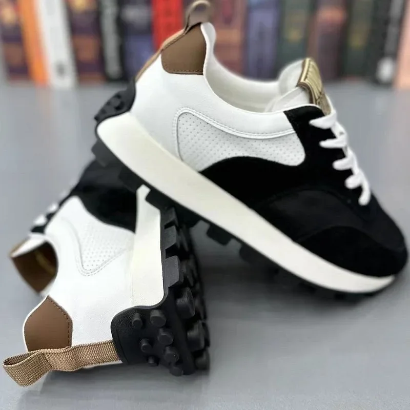 

FipatbuMen's Casual Shoes Spring New Sports Sneakers Breathable Fashionable Running , Wear-resistant and Low-Top Sports Shoes