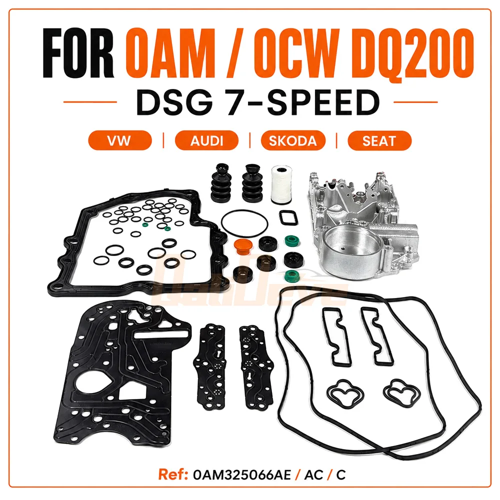 0AM325066AC 0AM 0CW DQ200 DSG7 Mechatronic 5mm Valve Body Housing Overhaul Repair Kit for VW Golf Audi Skoda Seat P17BF Fix