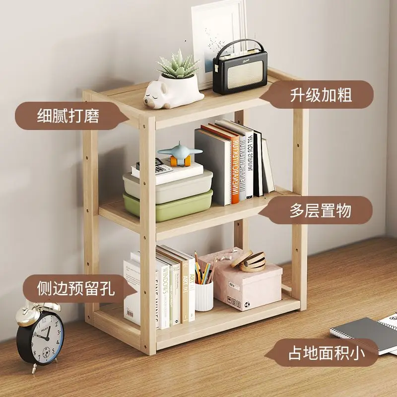 Imagem -04 - Desktop Books Storage Shelves Display Shelf Standing Holder Desk Organizer Bookend Bookend Livros Livros 30cm