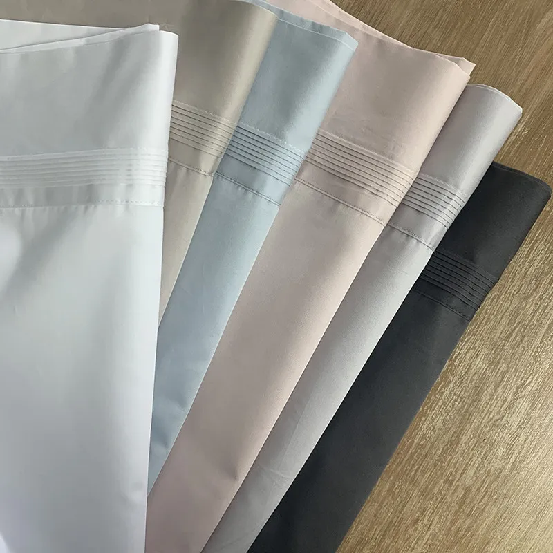 High end 120 Thread Egyptian Cotton Sateen Pillowcase, High Count High Density Pure Cotton Single Size 48X74cm 1PC Pillow Cover