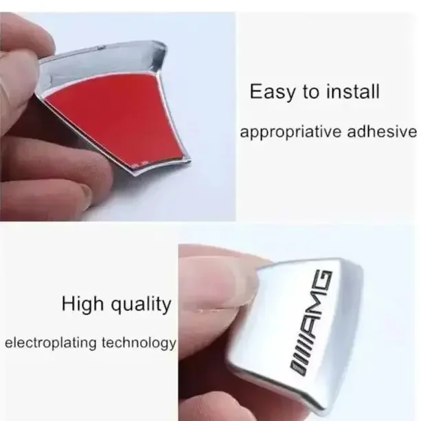 عجلة توجيه سيارة شعار ملصق الداخلية شارة الديكور لمرسيدس بنز W203 W204 W205 W176 W211 W212 W213 GLA GLC #4