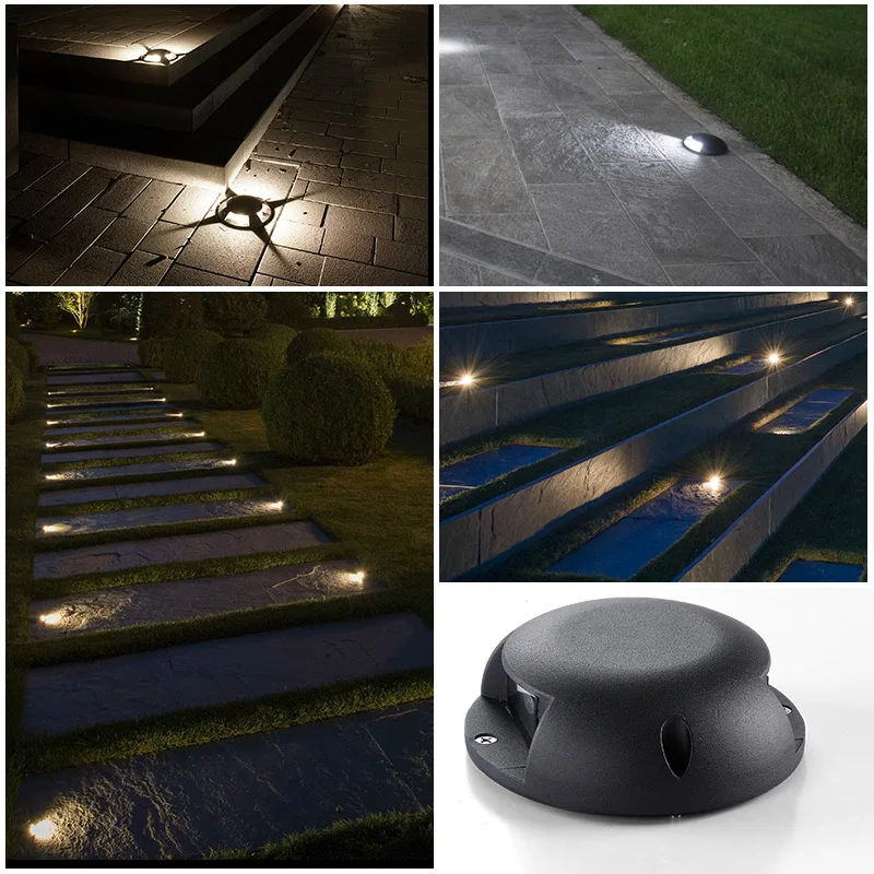 

Waterproof LED Underground Light 3W 6W Ground Garden Path Floor Lamp Outdoor Buried Yard Landscape IP67 85-265V DC12V