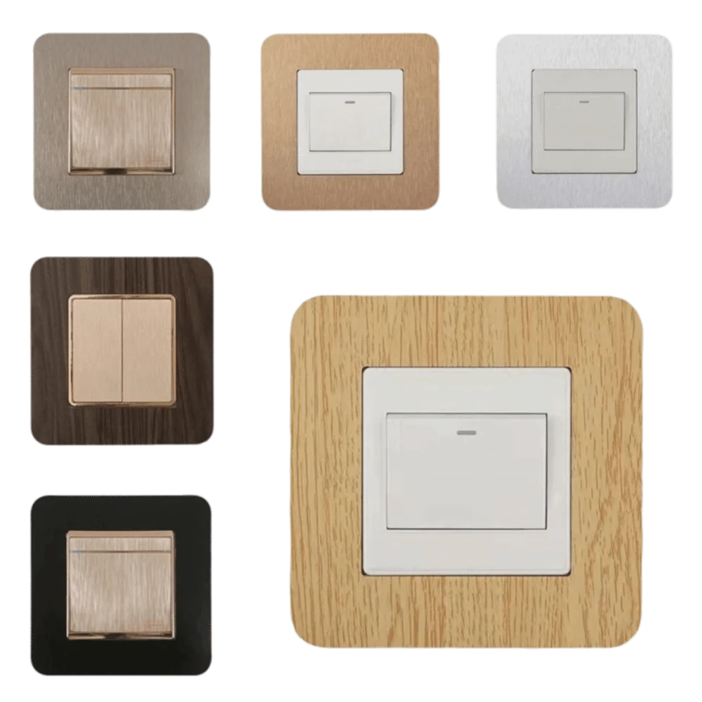 Simple Resin Switch Protective Cover Dustproof Anti-Dirty Dustproof Switch Cover Outlet Wall Sticker Home Decoration