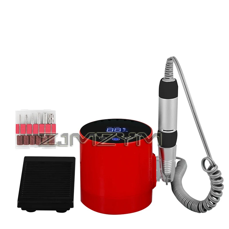 Professional Nail Drill Machine with 35000RPM HD Display Nail Polish Sander Manicure Beauty Tool for Home Salon Use