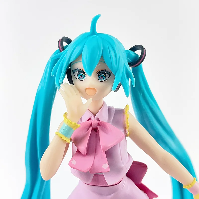 21CM Sakura Hatsune Miku Sakura Future Series Animation Model Toy Gift Collection Base Standing Action Figure PVC Kawayi Figuine