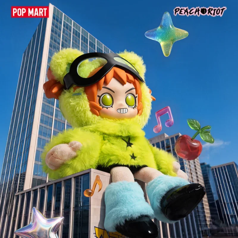 

POPMART Peach Riot Fruit Punch Series Plush Pendant Blind Box Anime Action Figure Mystery Box Guess Bag Toy Desktop Ornaments