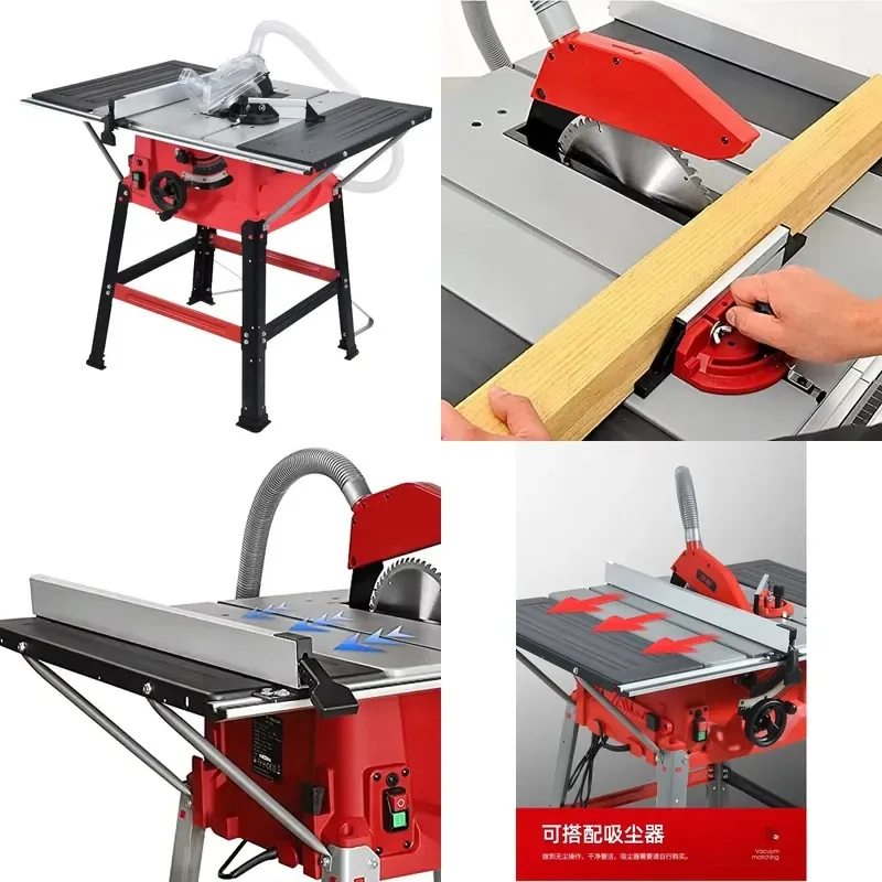 Portable 255mm Table Saw for Woodworking Wood Aluminum Cutting