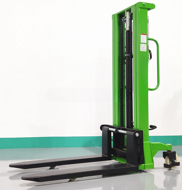 2024 Hand Manual Pallet Operated Stacker Hydraulic 1.6m Lifting Pallet Stacker Forklift NEW