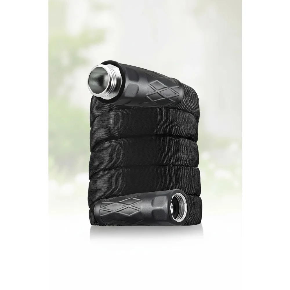 

Flexible Heavy-Duty Garden Hose - Lightweight Kink-Free Water Hose with Crush Resistant Fittings for Home Gardeners