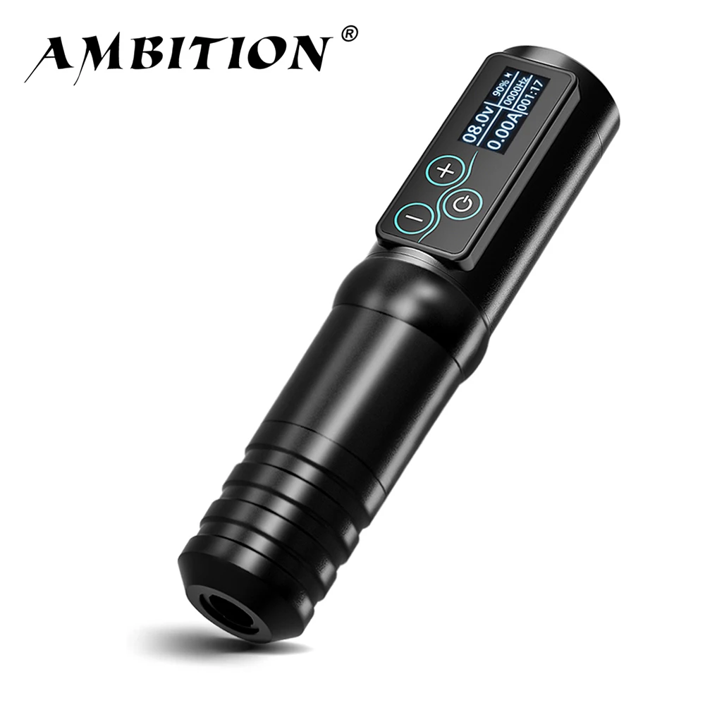 Ambition Torden Wireless Tattoo Machine Pen Powerful Brushless Motor with Touch Screen Battery Capacity 2400mAh for TattooArt