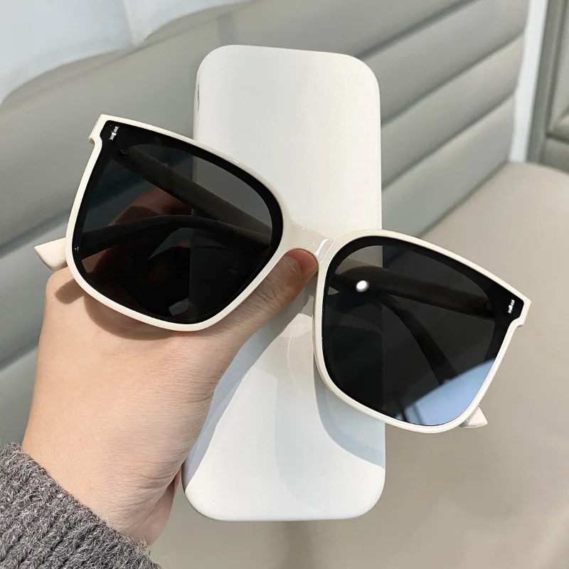 2024 Retro Polarized Sunglasses Men Women Popular Square Sun Glasses Ladies Black Eyeglasses Driver Goggles UV400 Oculos De Sol