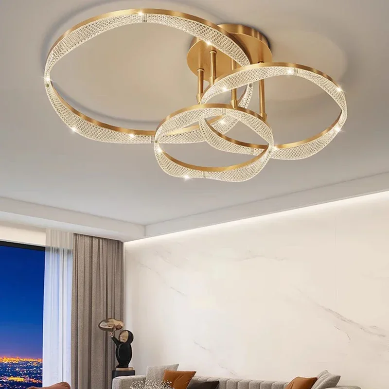 

Modern Circular LED Pendant Lights for Living Dining Rooms Food Tables Bedrooms Chandelier Home Decor Lusters Luminaires