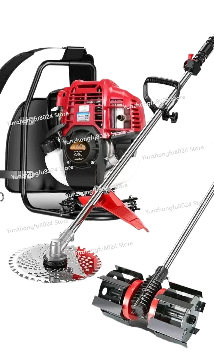 

Mower GX50 backpack four stroke small multifunctional gasoline engine high-power harvesting and weeding machine