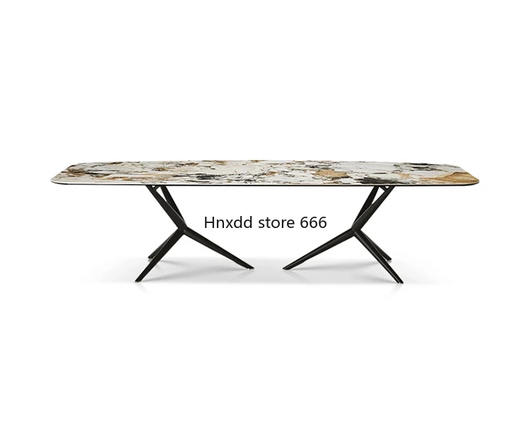 Italy imported rock slab dining table household