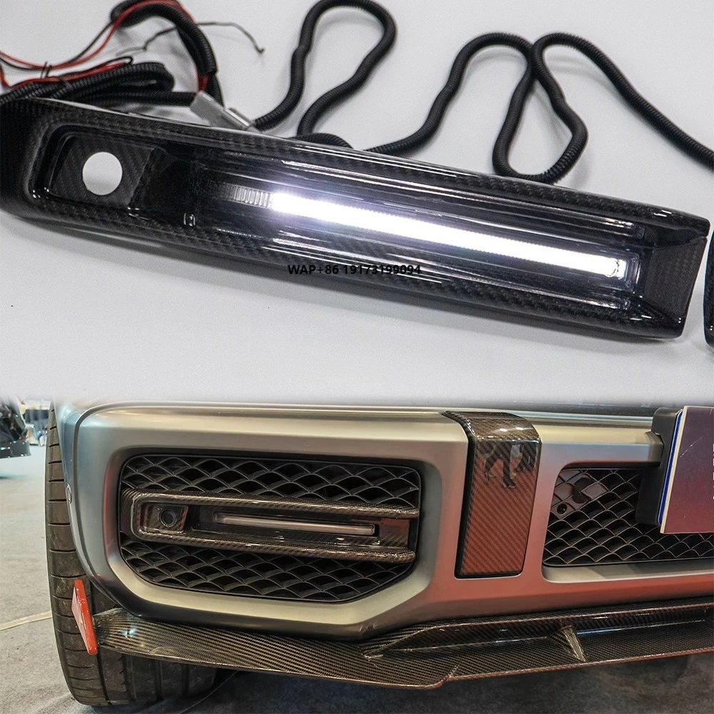 

G Class W463 W464 G63 Upgrade LED Front Bumper Fog Lights Turn Signals Daytime Running Lights for