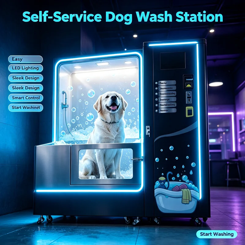 Pet Washing Machine 304 Stainless Steel Pet Bathing Equipment For Pet Store Commercial Project Customized