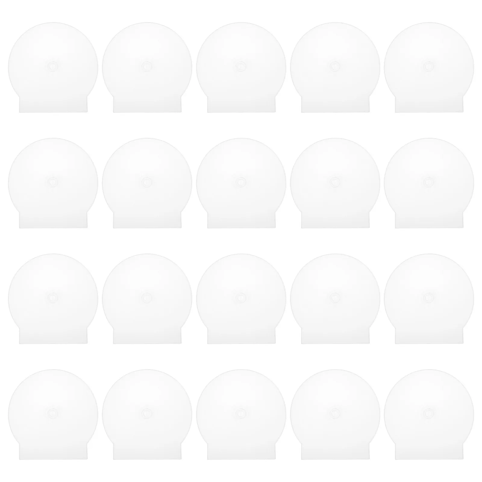 40Pcs Clam Shell Cd Case Clear Plastic Thickened Disc Protector Holder Compact Storage Cd Case Dvd Cases Dvd Holder