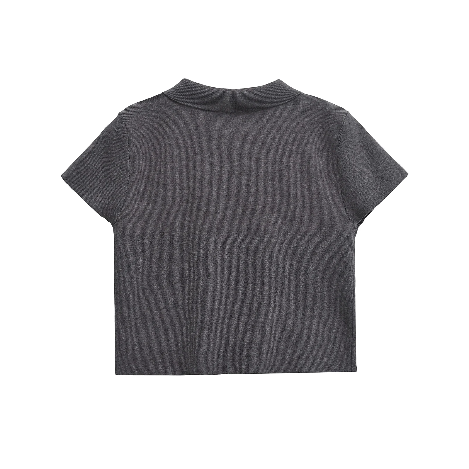 

ZAR Autumn New Faionable Design Double Button Knitted Sweater Street Sle ort Sve irt Collar Polyester Fiber ...
