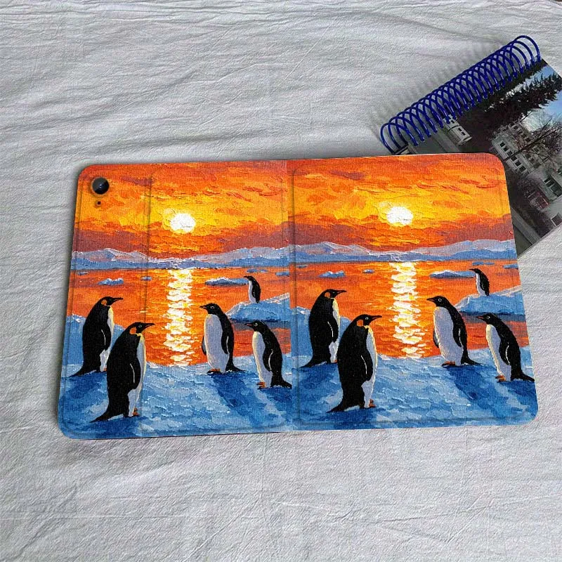 

Cartoon penguin cute Tablet Case For Samsung Galaxy Tab A A7 A8 A9 A11 S6 S11 Lite Plus 10.1 10.4 10.5 Inch