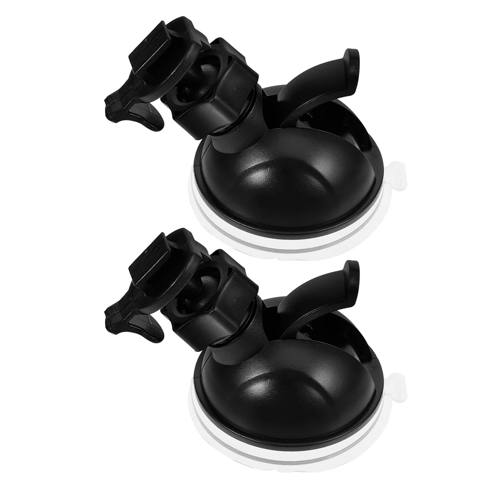 

2pcs Dash Cam Mirror Mount Holder 1/4 Inch Ball Head Mini Suction Cup Secure Windshield 360 Rotation Easy Install Stable Support