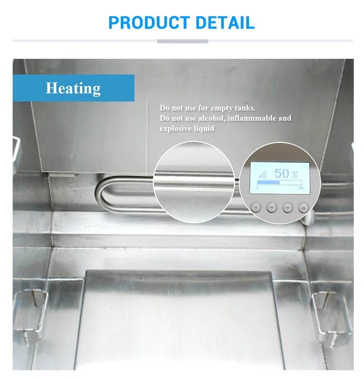 1500W Professional Ultrasonic Cleaning Device With Digital Industrial Stainless Steel Ultrasound Cleaner