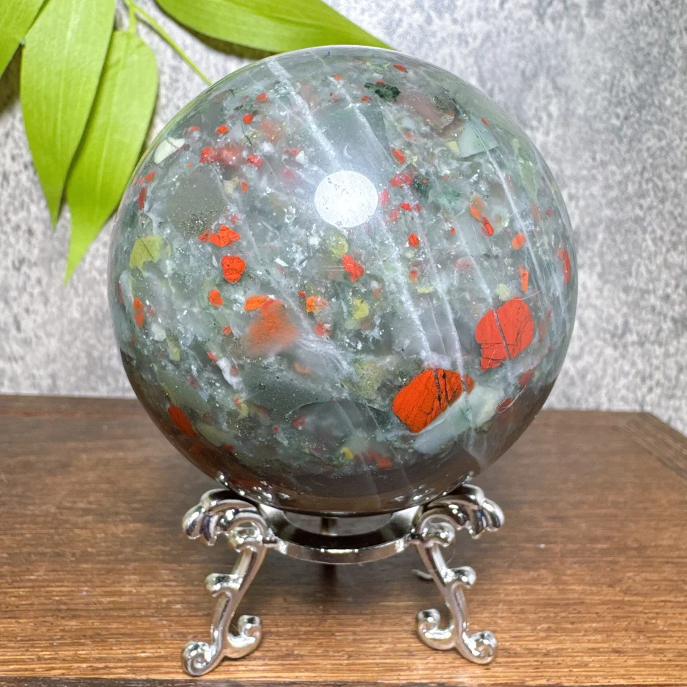 Natural Blood Stone Sphere Cry - Home Decor Za review and price