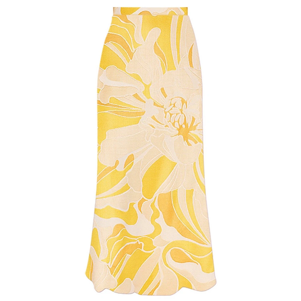 MUl'hyaffiliés-Maillot de bain une pièce jaune uni, sexy, motif floral 3D, pour femmes, monokini, vêtements de plage, d'été, 2024