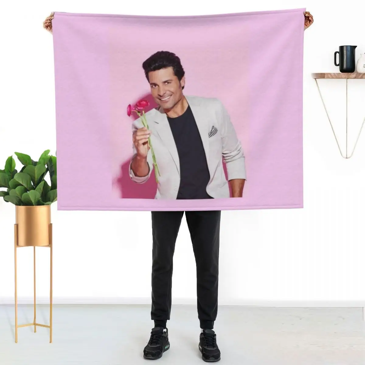 chayanne Throw Blanket Soft Home Decor Blanket for Couch Bedroom