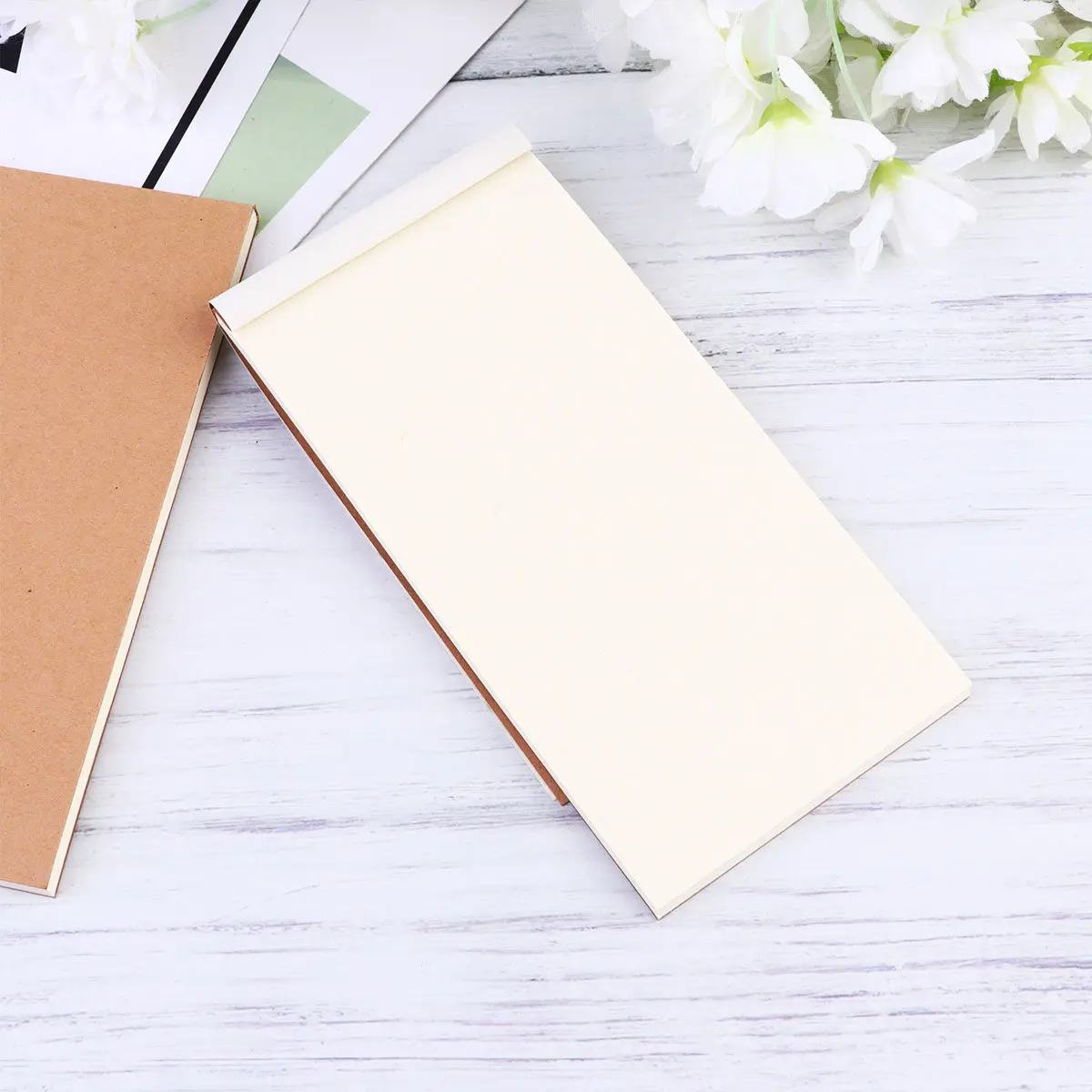 10Pcs Portable Blank Notebook Small Pocket Size Tear Off Memo Pad for Students Artists Budgeting Handwriting Practice