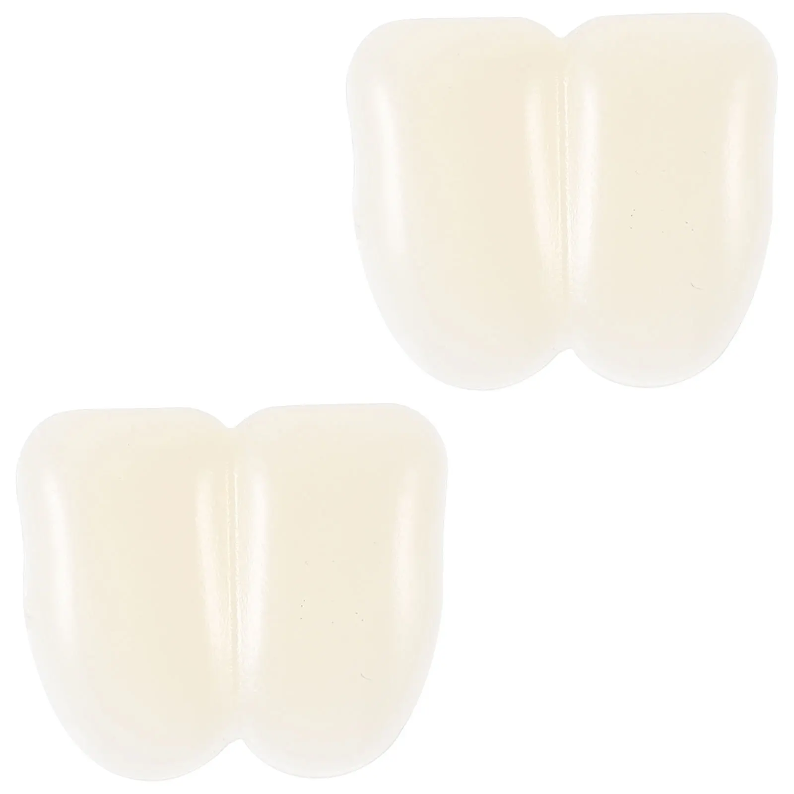 2Pcs Bunny Teeth Bulk Resin Rabbit Buck Prop for Cosplay Performance Comfortable Fit Fancy Dress Up Party Accessories