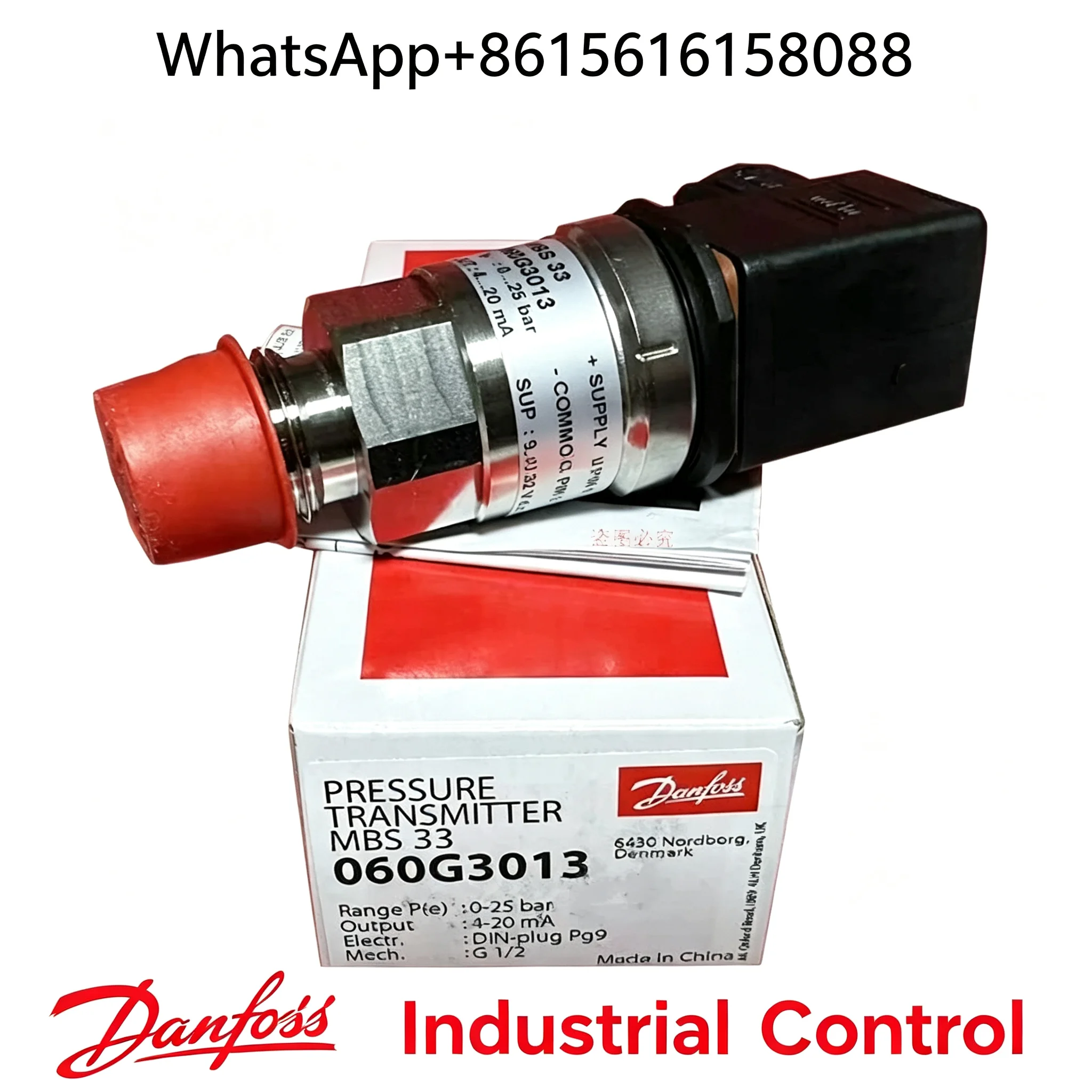 MBS33 060G1226  060G3005  060G3007  060G3008  060G3011  060G3012  060G3013  060G3014  060G3015 Danfoss Pressure Sensor