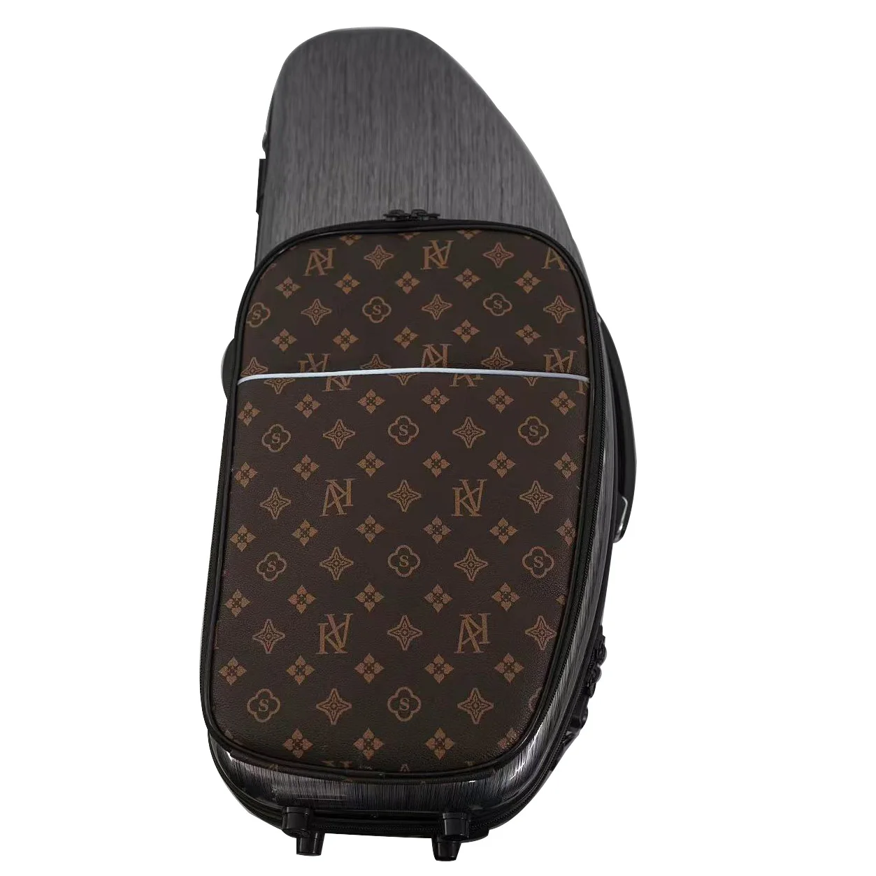 Premium ABS Hard Shell Saxophone Hard Case Shock‑Resistant Water‑Resistant Lockable With Accessory Compartment Shoulder Strap