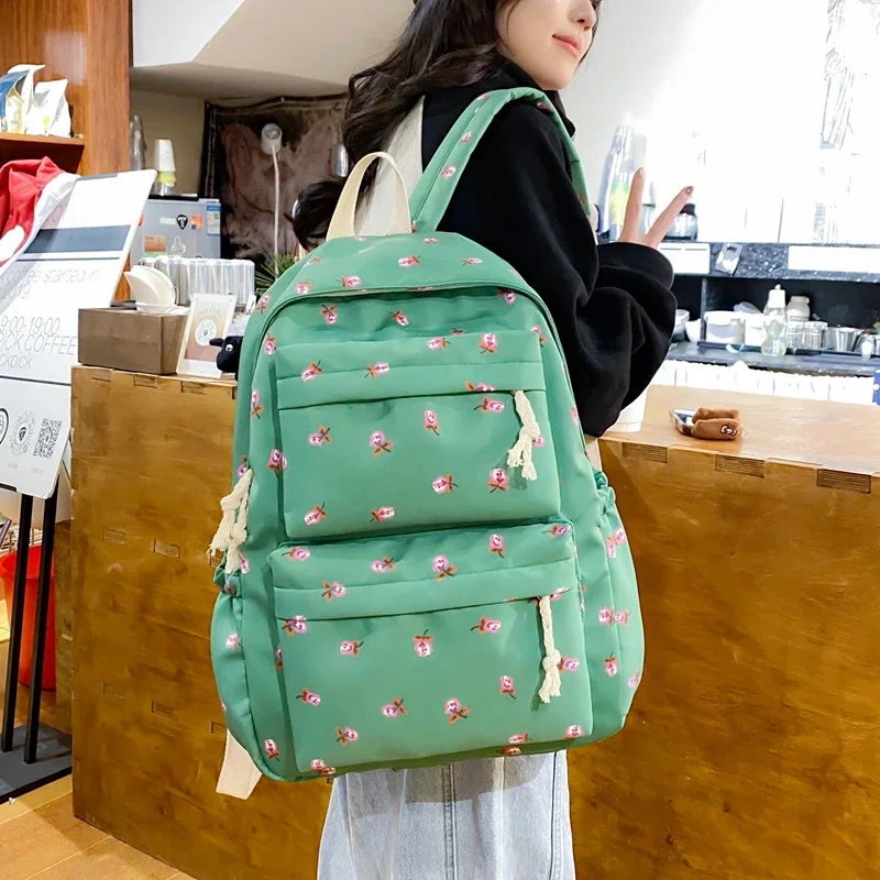 2025 Spring New Nylon Versatile Large Capacity School Bags Casual Concise Commute High Quality Fashion Hot Sale Backpack