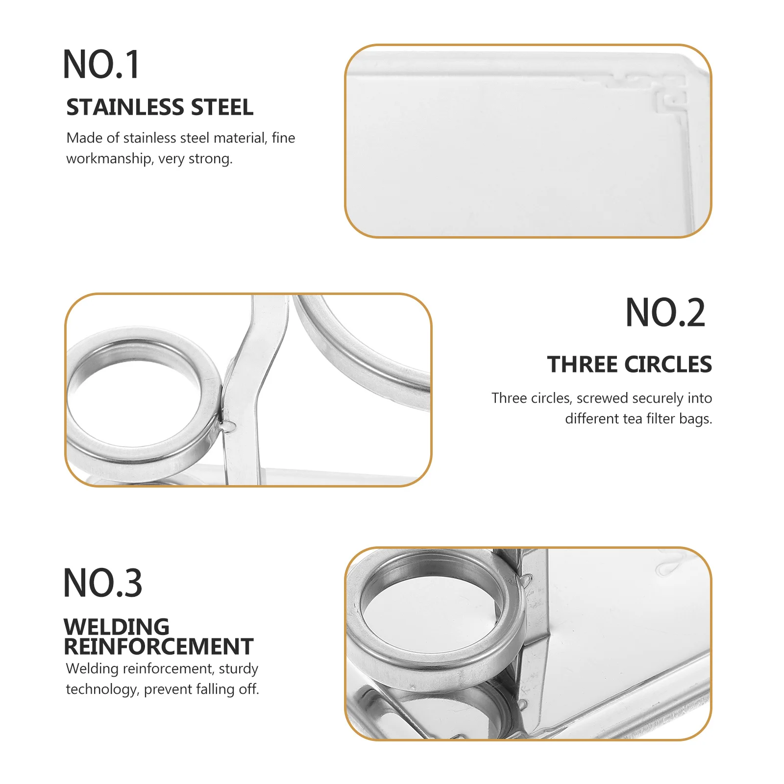 

1Pcs Premium Tea Filter Shelf Stylish Reusable Rust Free Stainless Steel Bracket for Delicious Tea Brewing Teapot Filter Rack