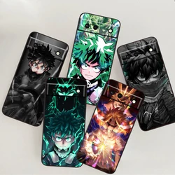 Anime My Hero Academia Comics For Google Pixel 9 8 7A 7 6A 6 5A 5 4 4A XL 5G Black Silicon Shockproof Shell TPU Phone Case