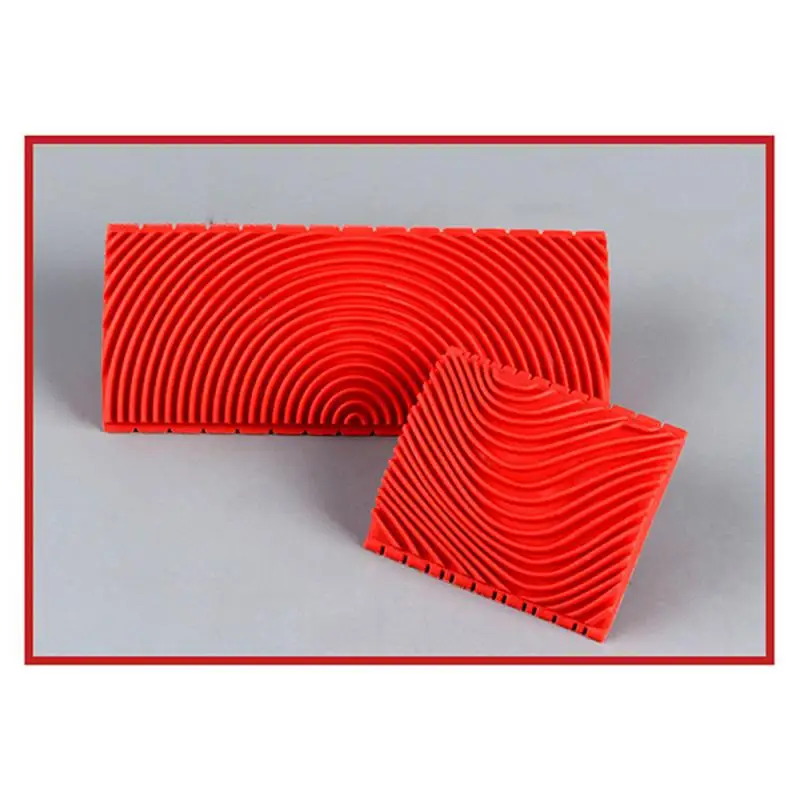 Rubber Roller Brush Imitation Wood Graining Wall Painting Tool For Art Embossing DIY Wall Painting Home Decoration Brushing
