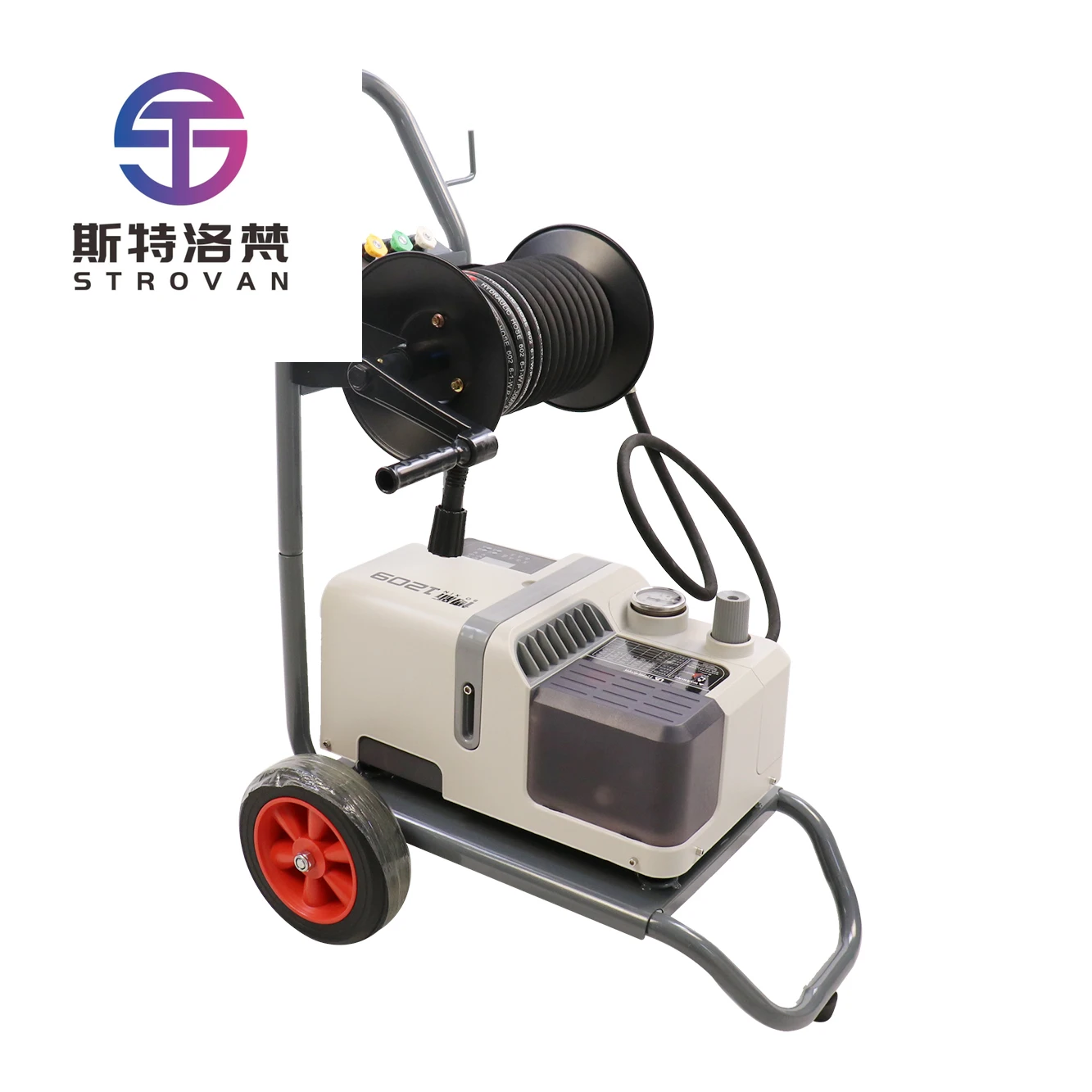 

STLF WJW New Arrival Variable Frequency 2.4kw Power High Pressure Washer with Wheel