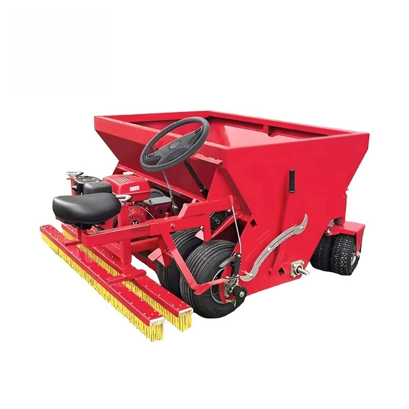 7500W Sports Court Equipment Artificial Grass Sand Infill and Brush Lawn Combing Machine Rubber Granule Machine