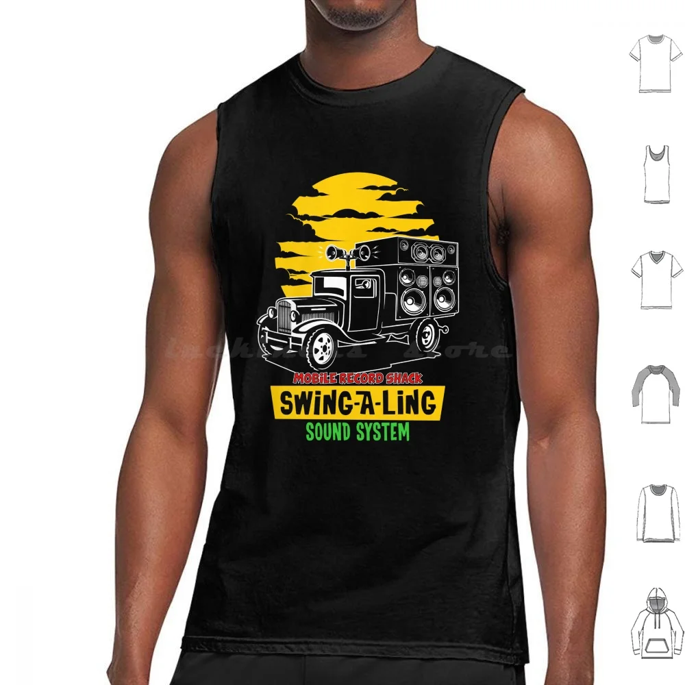 The Sound System Truck From Kingston Jamaica Tank Tops Print Cotton Skinhead Skinhead Reggae Skinhead Pride Skinhead Girl