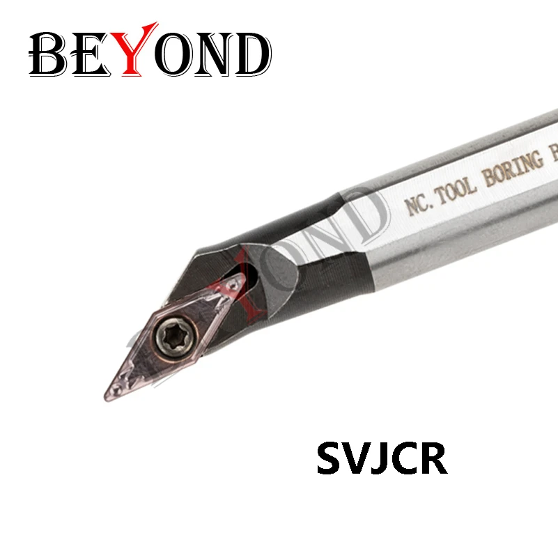 BEYOND SVJCR HSS Internal Turning Tool Holder SVJCR08 SVJCR11 8mm 10mm 12mm 14mm 16mm Lathe Cutter Shank Anti-Knock Boring Bar