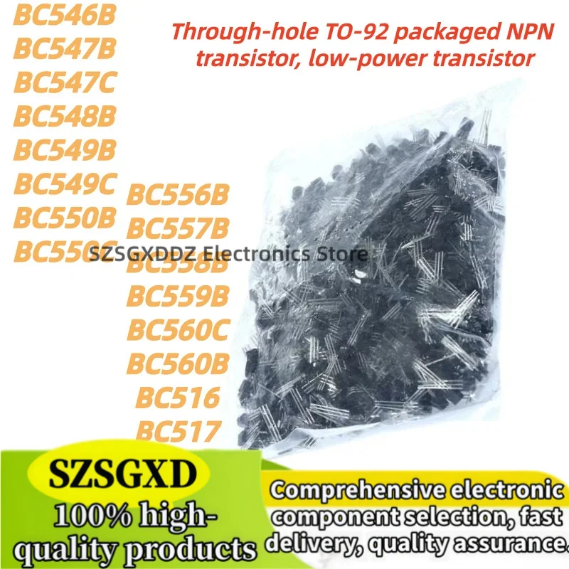 1000pcs new BC558B BC559B BC560C BC560B BC516 BC517 BC546B BC547B BC547C BC548B BC549B BC549C BC550B BC550C BC556B BC557B TO92